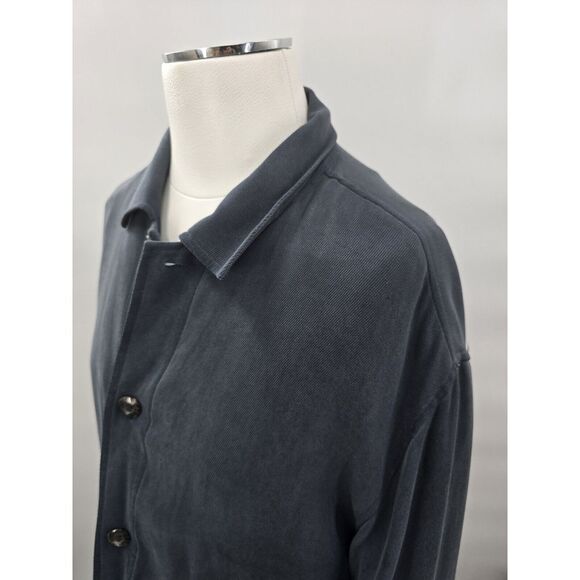 Mens Callaway Golf Collection Jacket XL Navy‎ Spun Twill Lined Button Up Coat - Picture 6 of 11